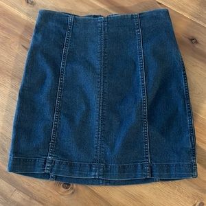 Free People denim skirt. New without tags.